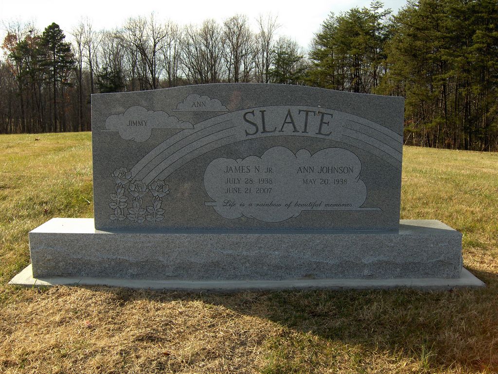 Dual Monuments Memorial Headstones & Grave Tombstone Markers