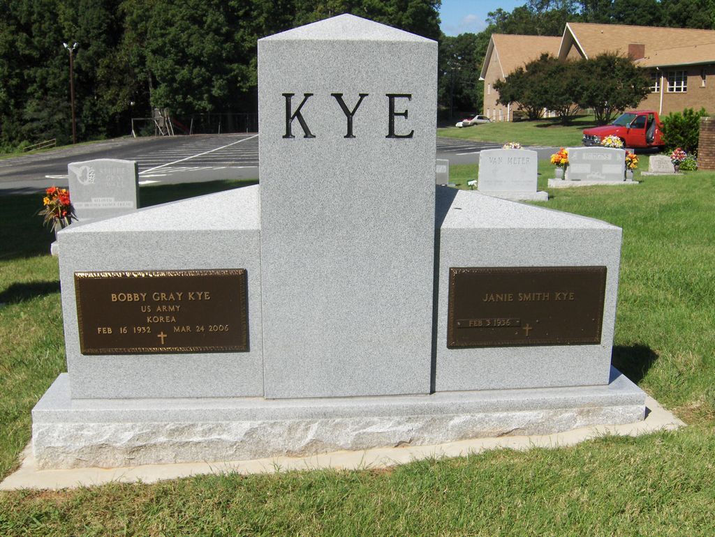 Dual Monuments Memorial Headstones & Grave Tombstone Markers