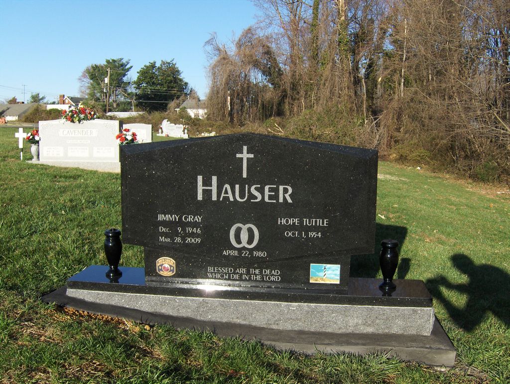 Dual Monuments Memorial Headstones & Grave Tombstone Markers