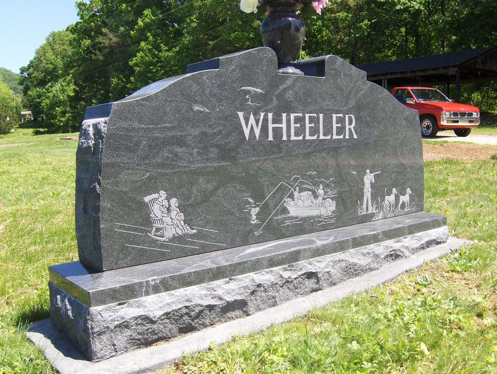 Dual Monuments Memorial Headstones & Grave Tombstone Markers