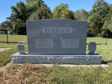 Parham - Grey Narrow Companion Stone with vases